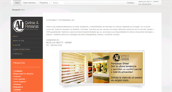 Desktop Screenshot of cortinasypersianasad.com